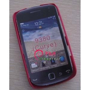 BlackBerry 9380 Curve Sert Kauçuk Kılıf - Pembe Renk