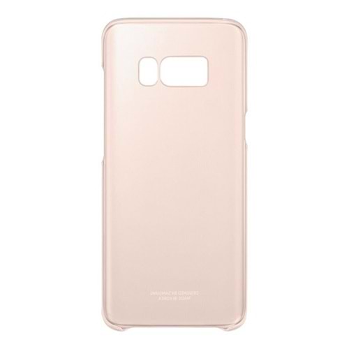 Samsung Galaxy S8 Orjinal Clear Cover Pembe - EF-QG950CPEGWW (Outlet)