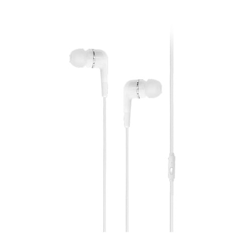 Taks Mikrofonlu Kulaklık Kulakiçi WE01 Serisi - Beyaz - 5KMM123B