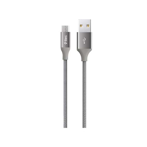 Ttec AlumiCable Micro USB Kablo Uzay Gri 1.20 cm - 2DK11UG