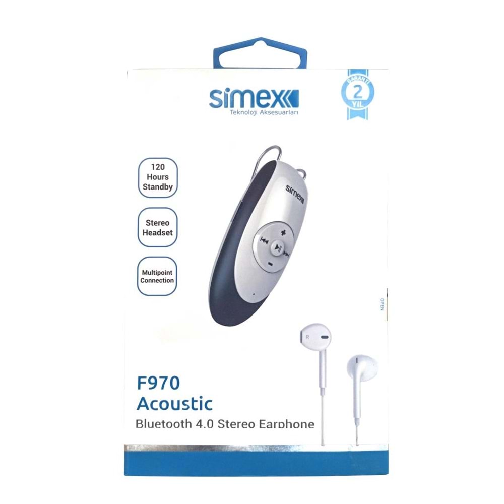Simex F970 Mikrofonlu Stereo Bluetooth Kulaklık