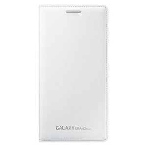Samsung Galaxy Grand Prime Kılıf Orjinal Flip Wallet - Beyaz EF-WG530BWSEGWW