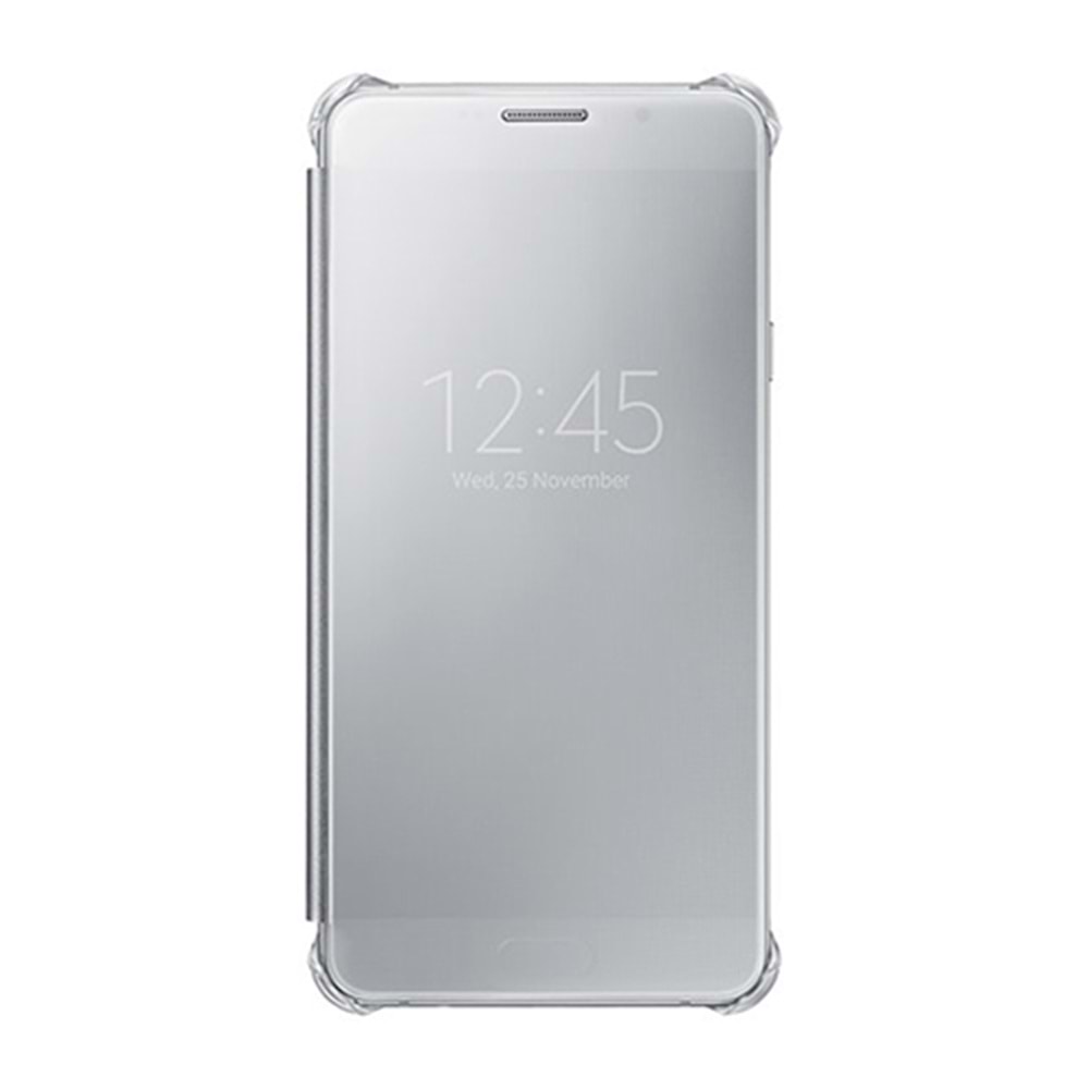 Samsung A710F Galaxy A7 (2016) Orjinal Clear View Cover Gri EF-ZA710CSEGWW
