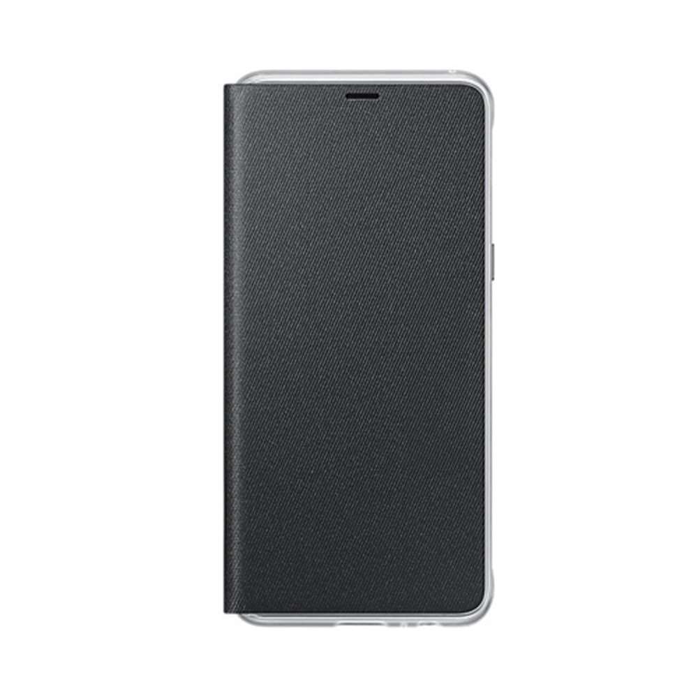 Samsung Galaxy A8 2018 Orjinal Neon Flip Cover - Siyah EF-FA530PBEG