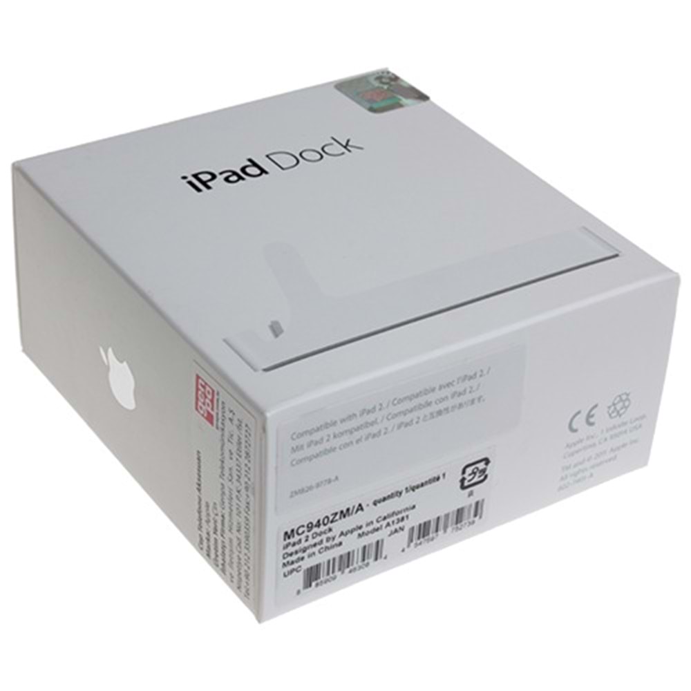 Apple iPad 2, iPad 3 Masaüstü Dock MC940ZM/A