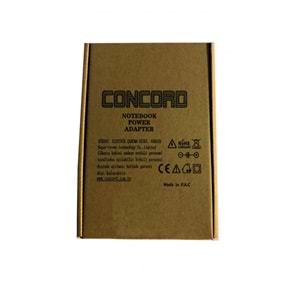 PdaTeknoloji Concord 19V Toshiba Notebook Şarj Adaptörü C-1508 - Siyah