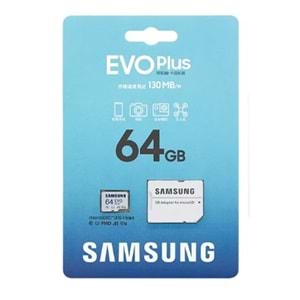 Samsung Evo Plus 64 GB micro SDXC 130MB/sn MB-MC64KA/TR Hafıza Kartı