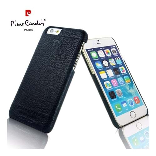 Pierre Cardin Apple iPhone 6S Plus / 6 Plus Deri Kılıf - Siyah PCL-P03-IP6P