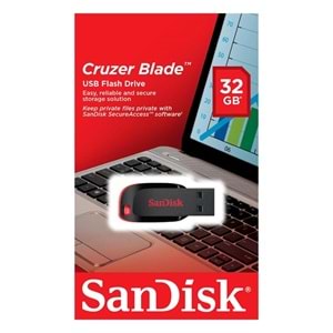 Sandisk 32GB Orjinal Cruzer Blade Flash Bellek SDCZ50-032G-B35