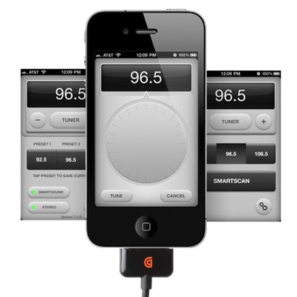 Griffin iTrip DualConnect iPhone ve iPod 30 Pin Aux Kontrol ve Şarj Cihazı GA22050