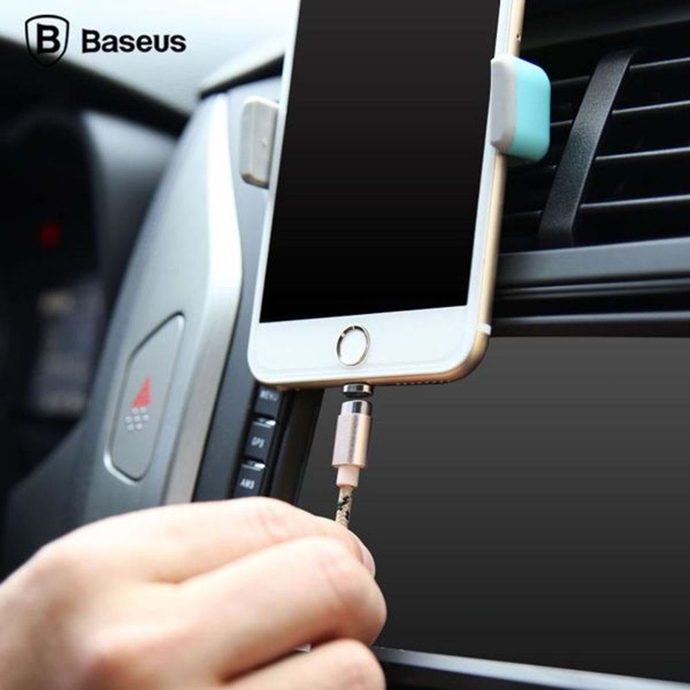 Baseus Insnap Series Lightning Manyetik USB Kablo - Rose Gold CALIGHTNG-LF0R
