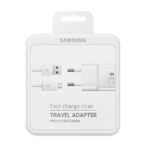 Samsung EP-TA20EWE Fast Charge (15 W ) Micro USB Kablo Travel Adapter