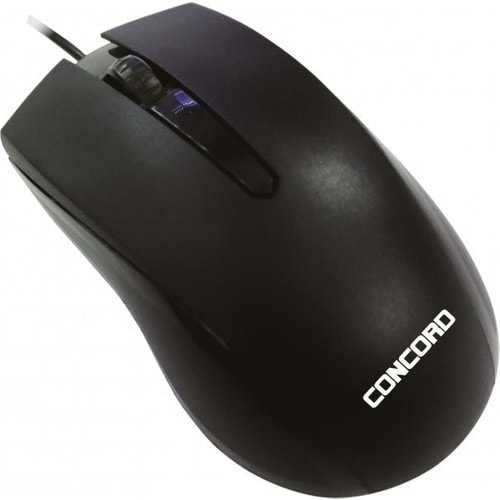 Concord C-17 Kablolu Optik Mouse 3D optical Mouse- Siyah