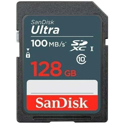 Sandisk Ultra 128gb 100mb/s SDXC Hafıza Kartı SDSDUNR-128G-GN3IN